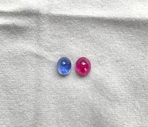 Saphir bleu cabochon birman naturel non chauffé de 4,41 carats pour la fabrication de bijoux fins - Product Image 4