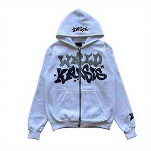 Sudadera con Capucha y Cremallera para Mujer, Talla Grande, de Forro Polar, para Invierno, de Algodón, OEM - Product Image 1