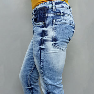 Best Selling Premium Quality Gex <b>Men</b> Mid Rise Regular Fit Streachable Light Blue <b>Jeans</b> For <b>Men's</b> - Product Image 6