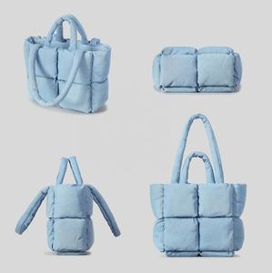 2024 Trending Fluffy Fashion Puff Cosmetic Puffy <b>Sling</b> Bags <b>Shoulder</b> Women Handbags Puffer Quilted Tote Bag Puffer Ba - Product Image 5