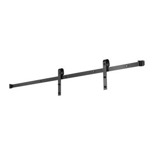 Kit Ferramenta per Porta Scorrevole Stile Barn da 6FT, Capacità di Carico 330 LBS, Compatibile con Larghezza Massima 36 Pollici, Rulli per Porte e Finestre da 1-3/8 e 1-3/4 Pollici - Product Image 4