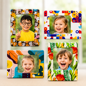Magnetic Metal Photo <b>Frames</b> Custom Design Crystal Decoration Picture <b>Frame</b> - Product Image 1