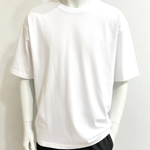Men Oversized Plain T-<b>Shirt</b> Heavyweight Cotton Drop Shoulder Crewneck Tee Casual Loose Fit Summer Streetwear Short Sleeve <b>Shirt</b> - Product Image 5