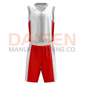 Conjunto de Uniforme de Baloncesto Unisex DAISEN |   100% Poliéster Transpirable de Secado Rápido |   Diseño de Logotipo a Color - Product Image 2
