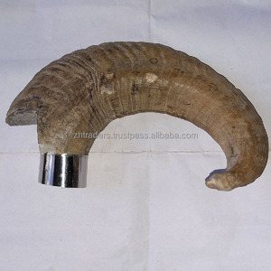 Mango de Cuchillo Artesanal Ecológico Blanco y Negro, 100% Cuerno de Búfalo Natural, Técnica de Pulido en Rollo, Estilo Indio - Product Image 4