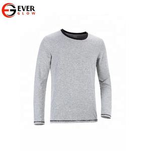 O-Neck Full Sleeve 100% Cotton Breathable <b>Shirts</b> for <b>Men</b> Summer - Product Image 4