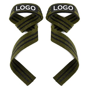 GAF Customized Cotton Weightlifting Powerlifting Gym Lifting Straps Anti-Slip Padded Fitness Wrist Wraps - Product Image 3