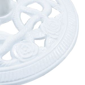 Base per ombrellone da 19.8 lb 15.7 \ "in ghisa bianca - Product Image 6