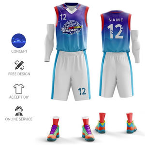 Ensemble d'uniformes de basketball personnalisés tendance 2026 – Maillot et short professionnels entièrement sublimés en tissu mesh haute performance à séchage rapide - Product Image 4
