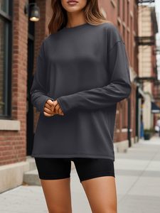 Classic Long Sleeve Women T Shirt Custom Womens Long Sleeve Tee Shirt Cotton Casual <b>Ladies</b> T Shirt Custom Logo Wholesale Cloth - Product Image 4
