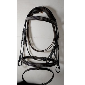 Vente flash : Bridon de dressage classique en cuir, élégant, pour cavaliers professionnels, disponible à prix avantageux - Product Image 1