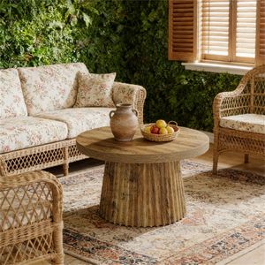 Round Coffee <b>Table</b> for Use As Center Side or <b>Sofa</b> <b>Table</b> - Product Image 2