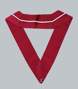 Classic steward <b>collar</b> made with quality fabric and detailed embroidery, designed for masonic lodge officers and ceremonial use - Product Image 6