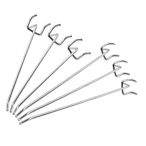 Factory Wholesale Metal Wire Chrome Display <b>Pegboard</b> <b>Hook</b> - Product Image 5