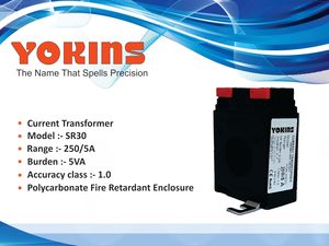 YOKINS, Transformateur de courant SR30 250/5A, 250A CT pour ampèremètre - Product Image 3