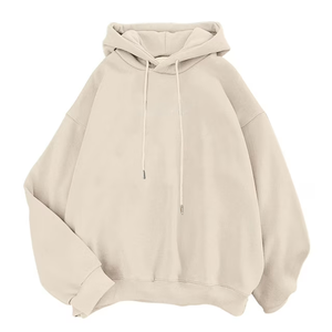 Sweat-shirt à capuche unisexe personnalisé, coupe ample, en molleton premium, streetwear, avec poche, imperméable, impression et broderie de logo personnalisés - Product Image 1