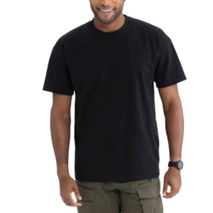 Men Premium 100% Cotton Knitted T-Shirt Casual Summer Half Sleeve Neck Soft Breathable Lightweight Comfortable Stylish Gym - Product Image 1