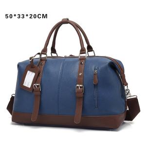 Sac de sport de haute qualité, sac de voyage personnalisé en cuir PU avec compartiment à chaussures, grande capacité, idéal pour la gym et les week-ends, pour la fabrication industrielle - Product Image 2