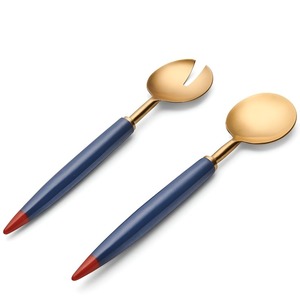 Juego de Cubiertos de Acero Inoxidable de Alta Calidad, Diseño Moderno, Acabado Espejo, Sostenible, para Restaurante, con Mangos de Madera, Cuchillo y Cuchara para Mantequilla - Product Image 3