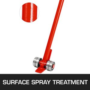 Barra Leva in Acciaio Rinforzato da 3T con Capacità di 6600 Libbre, Manico Lungo 1,5M, Barre Leva con Ruote - Product Image 6