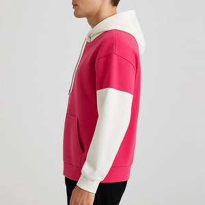 Hoodies unisexes surdimensionnés pour hommes, très populaires en hiver, logo de marque personnalisé, streetwear, tissu polaire respirant, coupe-vent - Product Image 2