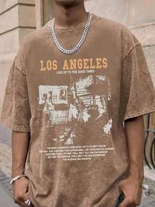 Camiseta de algodón lisa para hombre, uso diario, impresión personalizada, calidad premium, proveedor mayorista 2026 - Product Image 2