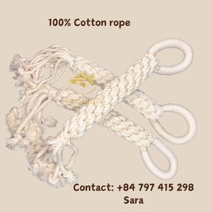 100% Cuerda de algodón de macramé de algodón natural HOANG LINH SG + 84 797 415 298 Sara - Product Image 6