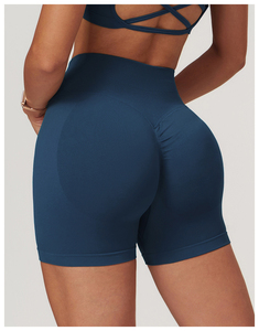 Shorts de cycliste mi-longs décontractés en polyester et élasthanne pour femme, idéaux pour l'entraînement et le yoga, anti-plis, séchage rapide, coupe sexy – Meilleures ventes - Product Image 4