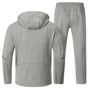 Multi Design Made Zipper Tracksuits Best Price High Durable Cotton Fleece Fabric Made Customized Low Price Men Tracksuit - Product Image 2