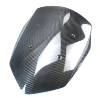 Pare-brise avant en fibre de carbone pour Yamaha NMAX 155 N-MAX 125 2020 2021, déflecteur de pare-brise, accessoire de carénage V2