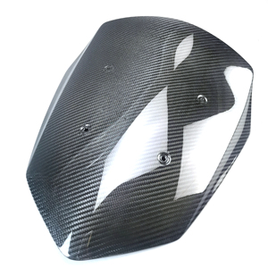Para <span class=keywords><strong>Yamaha</strong></span> NMAX <span class=keywords><strong>155</strong></span> N-MAX 125 <span class=keywords><strong>2020</strong></span> 2021, Parabrisas Delantero de Fibra de Carbono, Deflector de Viento, Accesorio de Carenado V2 - Product Image 4