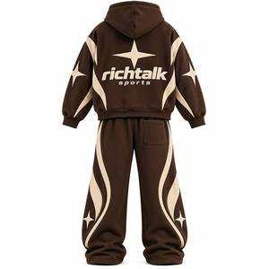 Ensemble décontracté à capuche unisexe pour homme, coupe régulière, avec pantalon à cordon de serrage, idéal pour l'hiver et le sport – Meilleure vente, qualité supérieure - Product Image 2