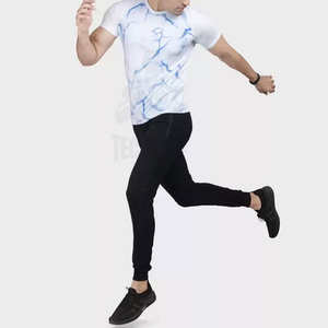 T-shirt de sublimation personnalisé avec logo imprimé 2026, séchage rapide, respirant, le plus vendu pour hommes - Product Image 5