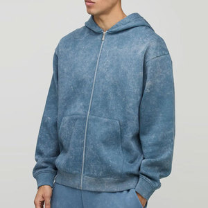 Hoodies Homme Hiver Tendance Streetwear Effet Délavé Chaud et Lourd 340g Personnalisable Respirant avec Poches – Meilleures Ventes - Product Image 2