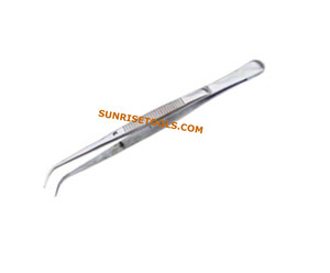 Pince droite en acier SUNTOOLS/STIPL de forme irrégulière, anti-torsion, pour la fabrication de bijoux, modèle 609 Punjab - Product Image 2