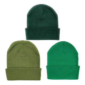 OEM <b>White</b> Plain Beanie Hat Rib Knit Winter <b>Cap</b> Women Men Soft Warm Stretch Skull <b>Cap</b> Wholesale Supplier - Product Image 1