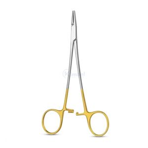 Porte-aiguilles chirurgical réutilisable en acier inoxydable, tailles assorties, ensemble d'instruments de suture de précision en carbure de tungstène - Product Image 6