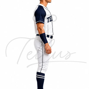 Customized Color Baseball Uniform Premium Quality Bulk Quantity Low MOQ Baseball Uniform For Sports Wear - Product Image 3