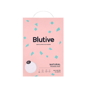 Nuevas almohadillas de entrenamiento para cachorros Blutive de 60x60cm, hechas con fibra de bambú, 10 unidades con control de olores superior, desde España. - Product Image 1