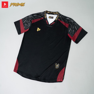 Camiseta de Fútbol para Hombre con Bloques de Color, Transpirable, Cuello en V, Manga Corta, para Todas las Temporadas, Just Play Prime - Product Image 2