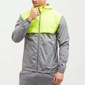 Wholesale <b>Waterproof</b> Lightweight <b>Men</b> Windbreaker Jacket Outdoor Hooded Sportswear Running <b>Coat</b> Breathable Windproof Outerwear - Product Image 2