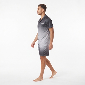 Ensemble chemise et short pour homme, imprimé par sublimation, manches courtes, vêtements de plage, tenue décontractée d'été, ensemble deux pièces pour les vacances - Product Image 3