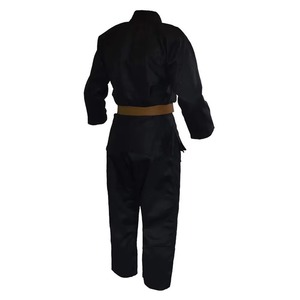 Uniforme de Karate Negro, Dobok de Judo Kata, Tejido Simple, Ropa de Artes Marciales para Niños y Adultos - Product Image 5