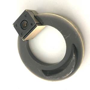 ลูกบิดโลหะโบราณพร้อมห่วงดึงทรงกลมสำหรับมือจับประตูตู้ลิ้นชักตู้เสื้อผ้า ของตกแต่งบ้านสไตล์วินเทจ อุปกรณ์ฮาร์ดแวร์สำหรับบ้านและสวน - Product Image 5