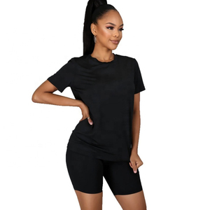 Conjunto Deportivo Casual de Lona de Alta Calidad para Mujer, Conjunto de 2 Piezas de Moda para el Verano 2026 - Product Image 2