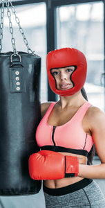 หน้ากากป้องกันศีรษะสำหรับชกมวย PU ปรับได้ ฝึกซ้อม MMA มวยไทย เทควันโด เหมาะสำหรับผู้เริ่มต้นทุกเพศทุกวัย HAWK - Product Image 6