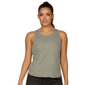 Débardeur court en coton biologique pour femme, respirant, délavé à la pierre, style Barnard - Product Image 1