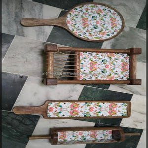 Platos de Madera Ecológicos de Lujo Hechos a Mano con Otros Recubrimientos para Fiestas y Cocina, Exportados por K S de Maharashtra - Product Image 3