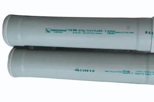 Tuyau PVC GlobalFlow de 4 pouces, longueur 3 m, raccord Sol Fit, pression 6 kg, tuyaux de qualité export pour l'alimentation en eau et les infrastructures - Product Image 2