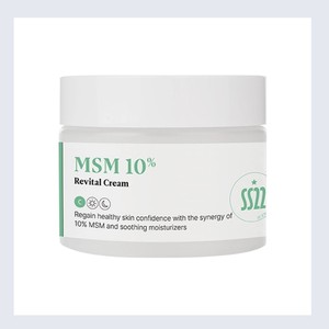 Crème pour le visage SS22 MSM 10% Revital Cream ghkcu, crème pour le visage pour hommes, crème hydratante pour le visage, crème régénérante pour le visage sam - Product Image 4